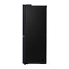 LG InstaView Multi-Door Kühlschrank: 638L Kapazität, Eisspender, Matte Black Steel