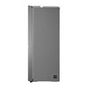 LG Side-by-Side Kühlschrank, Silber, Door-in-Door, 635L, Eis- & Wasserspender