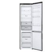 LG Kühl-Gefrierkombination 384L Smart Inverter, Dark Graphite, Energieeffizienz C