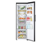 Lade das Bild in den Galerie-Viewer, LG Freistehender Kühlschrank Schwarz: Effizient, Geräumig, Leise mit Inverter Linear Compressor
