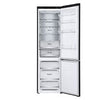 LG Kühl-Gefrierkombination Matt Schwarz: 384L, 203cm hoch, Inverter Linear Kompressor
