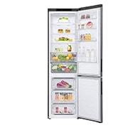 LG Kühl-Gefrierkombination 384L Smart Inverter, Dark Graphite, Energieeffizienz C