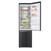 LG Kühl-Gefrierkombination Matt Schwarz: 384L, 203cm hoch, Inverter Linear Kompressor