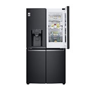 LG InstaView Multi-Door Kühlschrank: 638L Kapazität, Eisspender, Matte Black Steel
