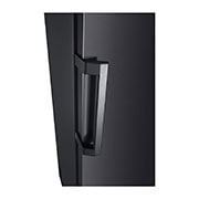 LG Freistehender Kühlschrank Schwarz: Effizient, Geräumig, Leise mit Inverter Linear Compressor