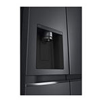 Lade das Bild in den Galerie-Viewer, LG Side-by-Side Kühlschrank GSLV71MCTD, Matte Black, Total No Frost, Eis- &amp; Wasserspender, ThinQ Smart
