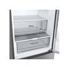 LG NatureFRESH Kühl-Gefrierkombination Edelstahl, 384L, Smart Inverter Compressor, 203cm hoch