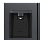 Lade das Bild in den Galerie-Viewer, LG Side-by-Side Kühlschrank GSLV71MCTD, Matte Black, Total No Frost, Eis- &amp; Wasserspender, ThinQ Smart
