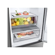 LG NatureFRESH Kühl-Gefrierkombination Edelstahl, 384L, Smart Inverter Compressor, 203cm hoch