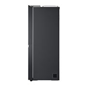 LG Side-by-Side Kühlschrank GSLV71MCTD, Matte Black, Total No Frost, Eis- & Wasserspender, ThinQ Smart
