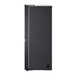 Lade das Bild in den Galerie-Viewer, LG Side-by-Side Kühlschrank GSLV71MCTD, Matte Black, Total No Frost, Eis- &amp; Wasserspender, ThinQ Smart
