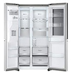 Lade das Bild in den Galerie-Viewer, LG InstaView Side-by-Side Kühlschrank, 635L Kapazität, Eis- und Wasserspender, Smart
