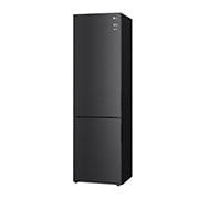 LG Kühl-Gefrierkombination 384L Inverter Linear Kompressor Mattschwarz B-Klasse