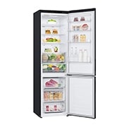 LG Kühl-Gefrierkombination Matte Black: Linear Kompressor, NatureFRESH, leise & effizient