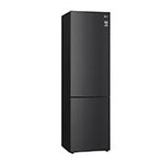 Lade das Bild in den Galerie-Viewer, LG Kühl-Gefrierkombination 384L, 203cm Hoch, Inverter Linear Kompressor, Matt Schwarz, Effizient &amp; Leise
