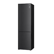 LG Kühl-Gefrierkombination 384L, 203cm Hoch, Inverter Linear Kompressor, Matt Schwarz, Effizient & Leise