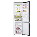 Lade das Bild in den Galerie-Viewer, LG Kühl-Gefrierkombination 384L Inverter Linear Kompressor Mattschwarz B-Klasse
