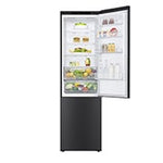 Lade das Bild in den Galerie-Viewer, LG Kühl-Gefrierkombination 384L Inverter Linear Kompressor Mattschwarz B-Klasse
