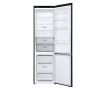 LG Kühl-Gefrierkombination 384L, 203cm Hoch, Inverter Linear Kompressor, Matt Schwarz, Effizient & Leise