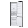 LG Kühl-Gefrierkombination 384L, 203cm Hoch, Inverter Linear Kompressor, Matt Schwarz, Effizient & Leise