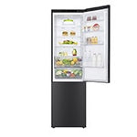 Lade das Bild in den Galerie-Viewer, LG Kühl-Gefrierkombination 384L, 203cm Hoch, Inverter Linear Kompressor, Matt Schwarz, Effizient &amp; Leise
