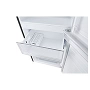 LG Kühl-Gefrierkombination 384L Inverter Linear Kompressor Mattschwarz B-Klasse