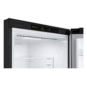 LG Kühl-Gefrierkombination 384L, 203cm Hoch, Inverter Linear Kompressor, Matt Schwarz, Effizient & Leise