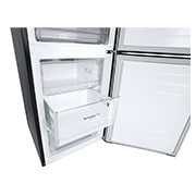 LG Kühl-Gefrierkombination 384L Inverter Linear Kompressor Mattschwarz B-Klasse