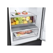 LG Kühl-Gefrierkombination Matte Black: Linear Kompressor, NatureFRESH, leise & effizient