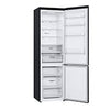 LG Kühl-Gefrierkombination 384L Inverter Linear Kompressor Mattschwarz B-Klasse
