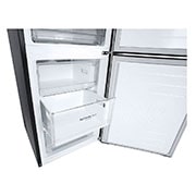 LG Kühl-Gefrierkombination 384L, 203cm Hoch, Inverter Linear Kompressor, Matt Schwarz, Effizient & Leise
