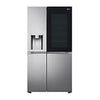 LG GSXV91PZAE Side-by-Side Kühlschrank: InstaView, Eisspender, 635L, Platinum Silber