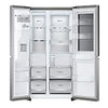LG GSXV91PZAE Side-by-Side Kühlschrank: InstaView, Eisspender, 635L, Platinum Silber