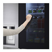 LG GSXV91PZAE Side-by-Side Kühlschrank: InstaView, Eisspender, 635L, Platinum Silber
