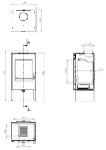 Lade das Bild in den Galerie-Viewer, Aicardo 7,5 kW Holzofen: Effiziente Heizung für bis zu 75 m² mit Dreifachverbrennung
