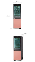 Lade das Bild in den Galerie-Viewer, LG InstaView MoodUP® Kühl-Gefrierkombination mit StanbyME Smart Display Set
