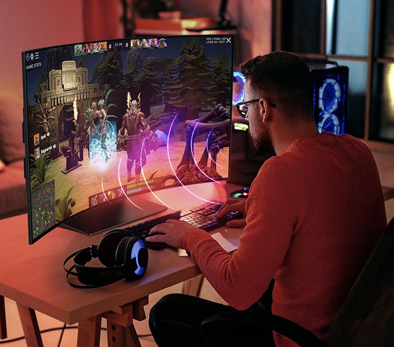 LG OLED Flex LX3 42 Zoll 4K HDR Curved Gaming-Fernseher