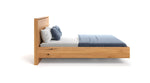 Lade das Bild in den Galerie-Viewer, Elegantes Massivholz Eichenbett Celestia – Schwebendes Design für Luxus Schlafzimmer
