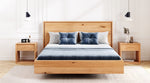 Lade das Bild in den Galerie-Viewer, Elegantes Massivholz Eichenbett Celestia – Schwebendes Design für Luxus Schlafzimmer
