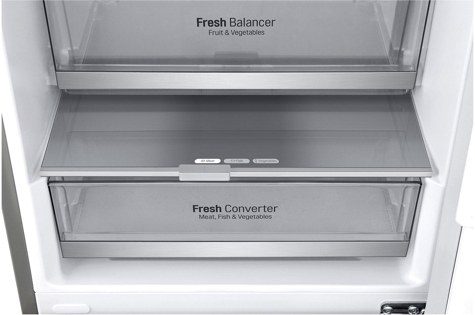 LG GBB92MBB3P Kühl-Gefrierkombination: A, 384L, 203cm, Smart Inverter, Leise