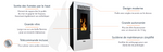 Lade das Bild in den Galerie-Viewer, Vulcano SMS 9 kW Pelletheizung von ETNA – elegantes Design, hohe Leistung und smarter Komfort
