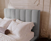 Luxuriöses Samt Polsterbett Lunera mit Stauraum: Modern, Elegant, Komfortabel