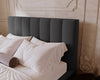 Luxuriöses Samt Polsterbett Lunera mit Stauraum: Modern, Elegant, Komfortabel