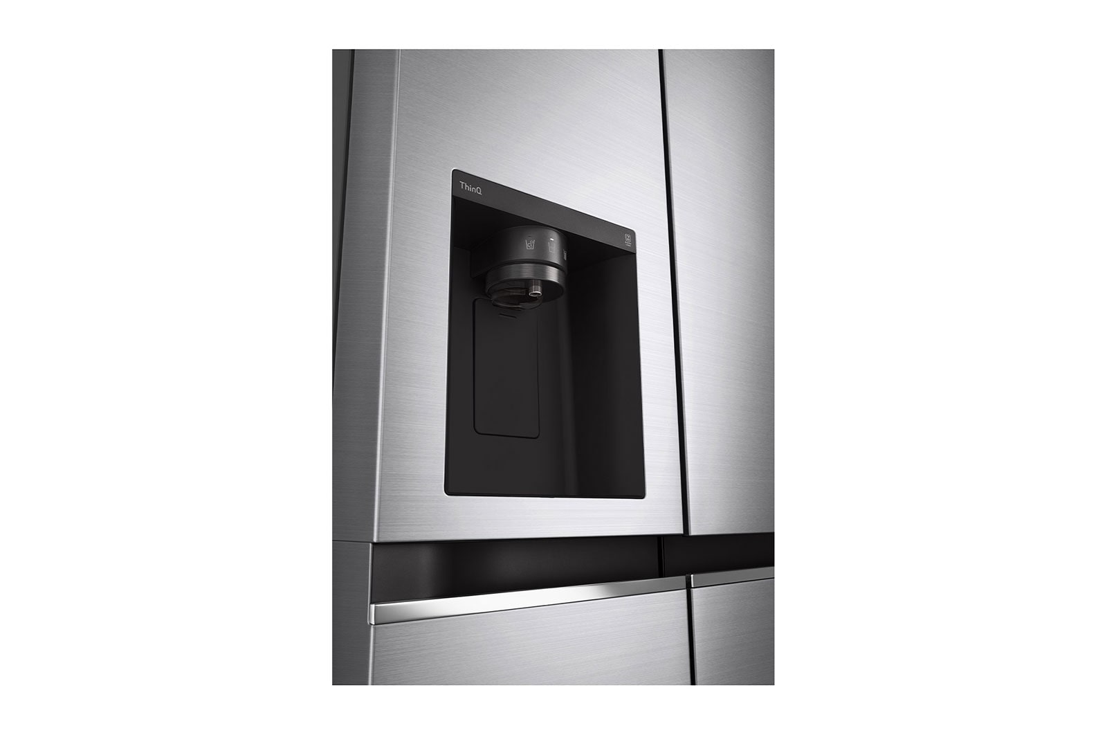 LG GSLV71PZTE Side-by-Side Kühlschrank: 635L, Eis-, Wasser-, No Frost Technologie