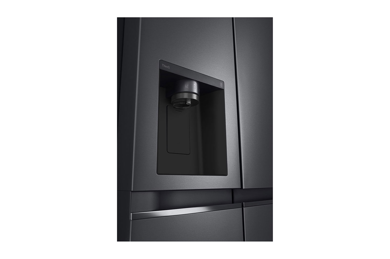 LG GSLV71MCLE Side-by-Side Kühlschrank: 635L, Eis- & Wasserspender, Total No Frost, ThinQ
