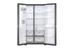Lade das Bild in den Galerie-Viewer, LG GSLV71MCLE Side-by-Side Kühlschrank: 635L, Eis- &amp; Wasserspender, Total No Frost, ThinQ
