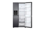 Lade das Bild in den Galerie-Viewer, LG GSLV71MCLE Side-by-Side Kühlschrank: 635L, Eis- &amp; Wasserspender, Total No Frost, ThinQ
