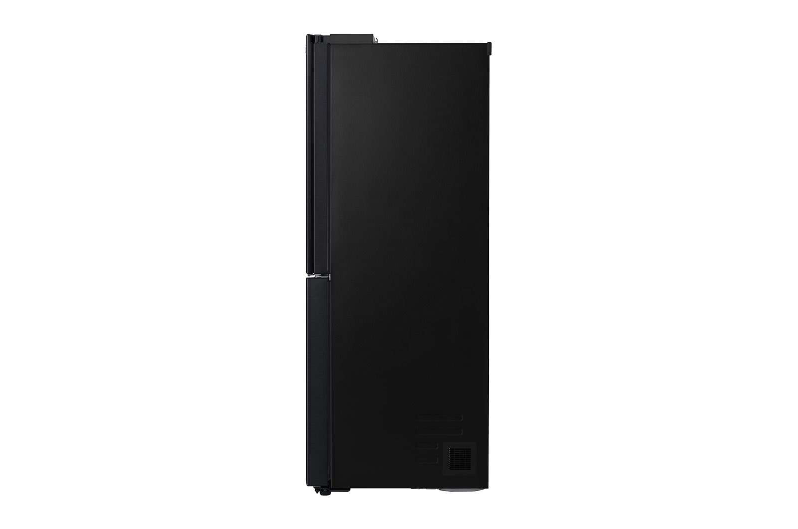 LG InstaView Multi-Door Kühlschrank: 638L Kapazität, Eisspender, Matte Black Steel
