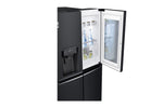 Lade das Bild in den Galerie-Viewer, LG InstaView Multi-Door Kühlschrank: 638L Kapazität, Eisspender, Matte Black Steel
