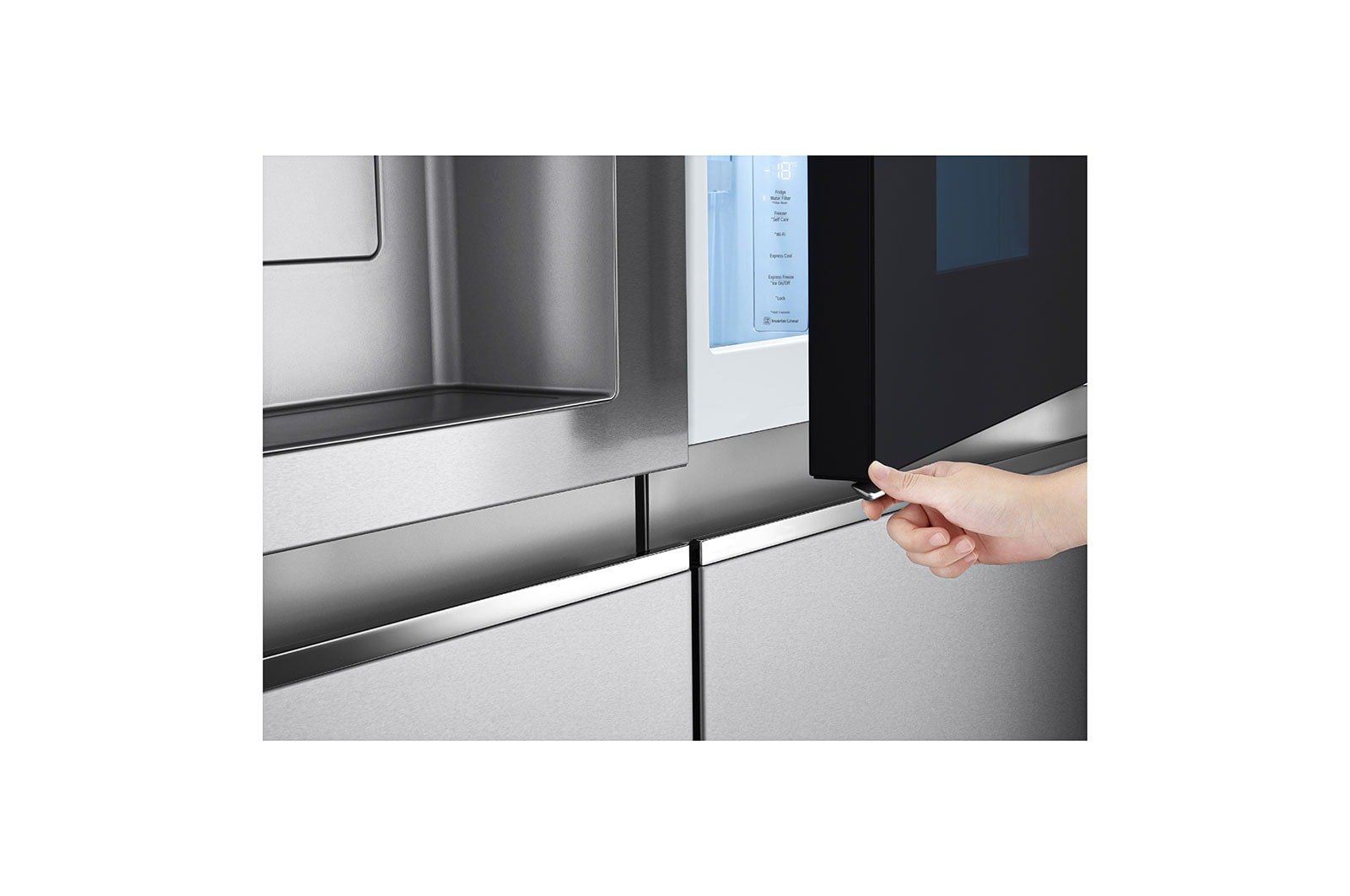 LG InstaView Side-by-Side Kühlschrank mit Door-in-Door, Eis- und Wasserspender, 635L